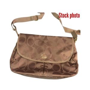 Coach®️ British Tan Nylon Messenger bag NWT